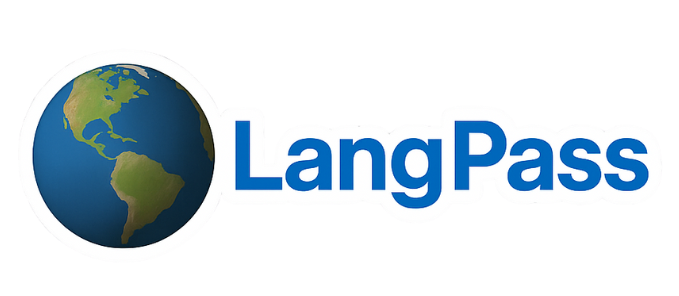LangPass - Logo Oficial - Benefício de Idiomas